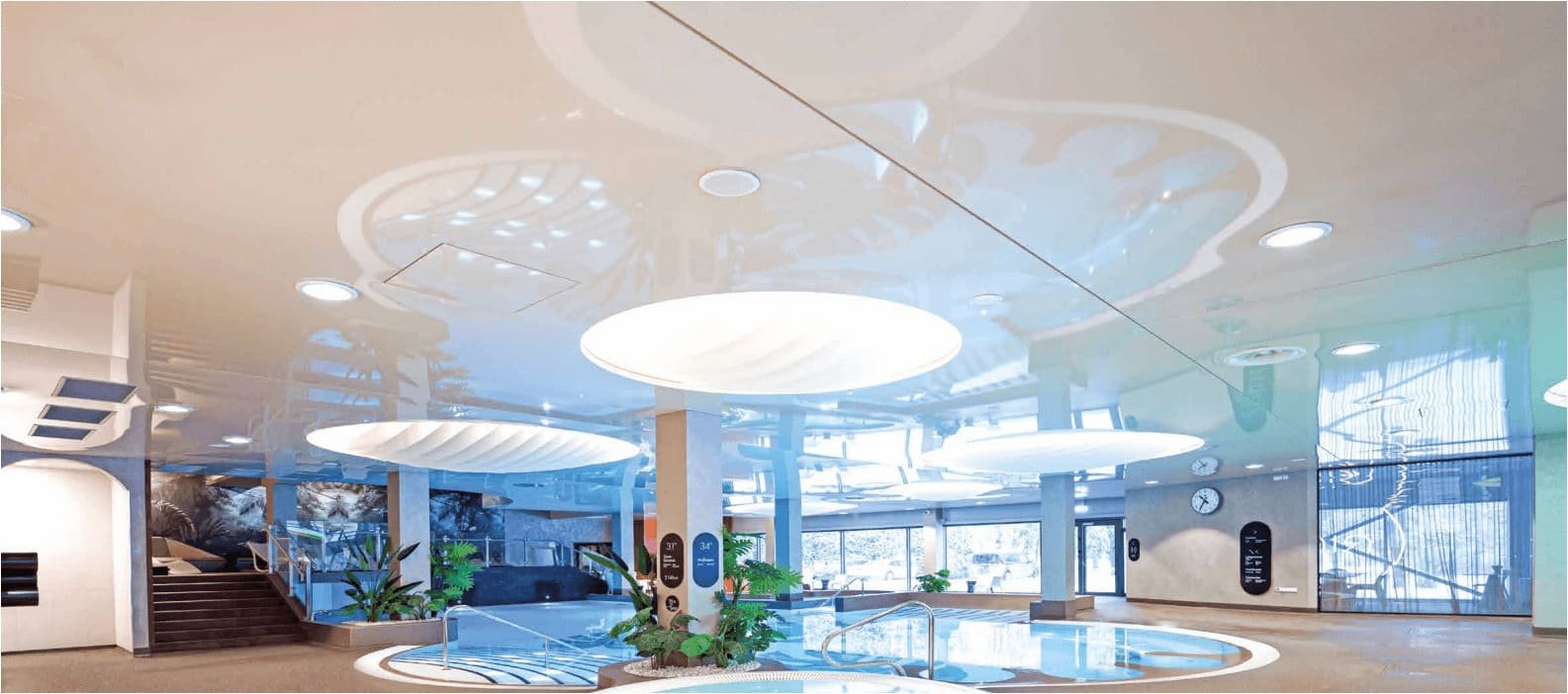 Luxell-Lichtdecke in Tallinn, Estland – Referenz von Vectadesign