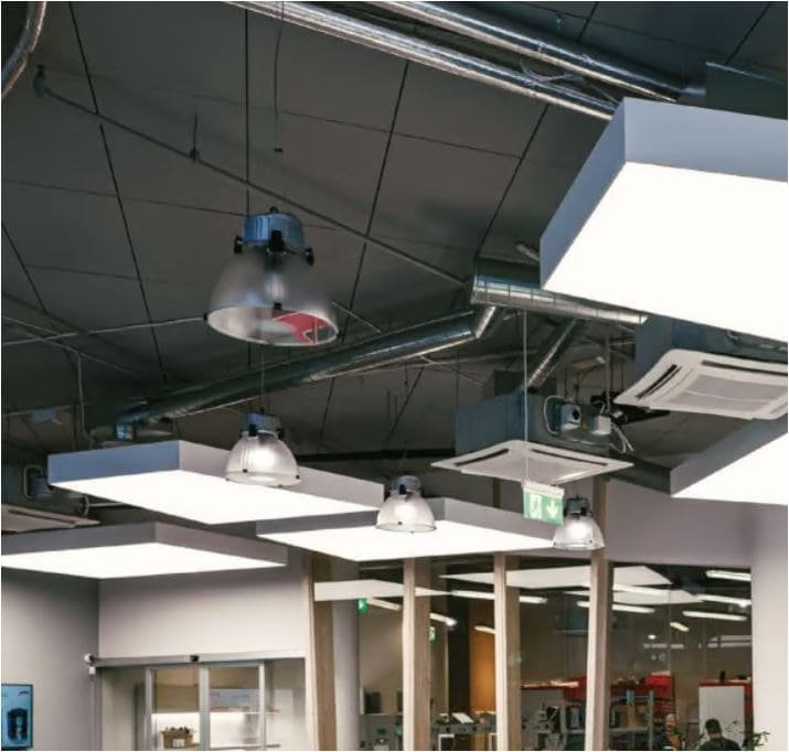 Lichtmodule Accord in einem Bürogebäude