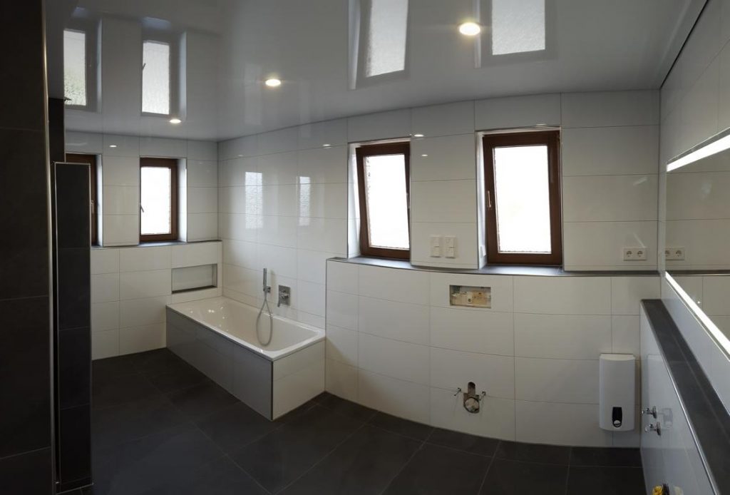 Spanndecke Badezimmer Obergrombach
