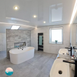 Referenzen Infabe Badezimmer Hochglanz Spanndecke